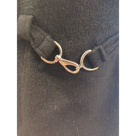 Talbots Wool Mohair Coat Womens Size 6 Black Toggle Front Button Jacket - Picture 6 of 11